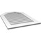 Ekena Millwork Octagonal Top Surface Mount PVC Gable Vent w/ 3-1/2"W x 1"P Standard Frame, 26"W x 38"H GVPOT26X3801SN - alternate 3